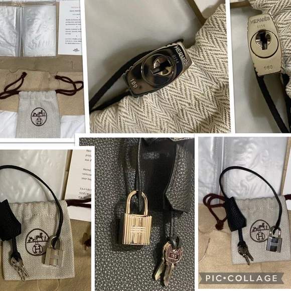 NEW HERMÈS BIRKIN 35 TOGO LEATHER - Picture 14 of 16